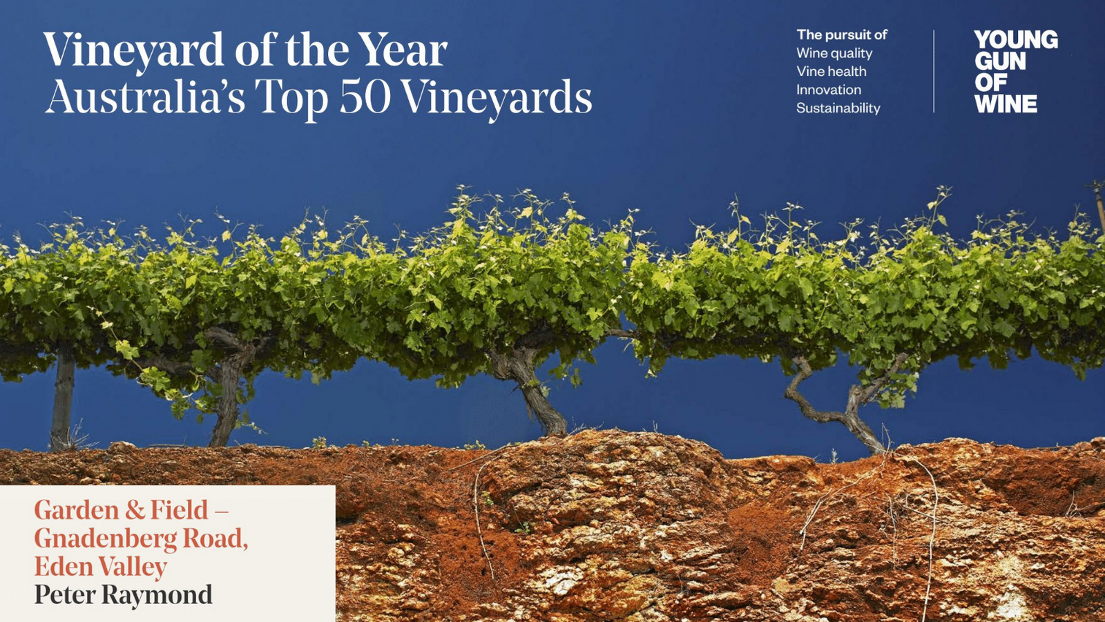 Finalist 2021 - Young Guns Top 50 Vineyard Awards